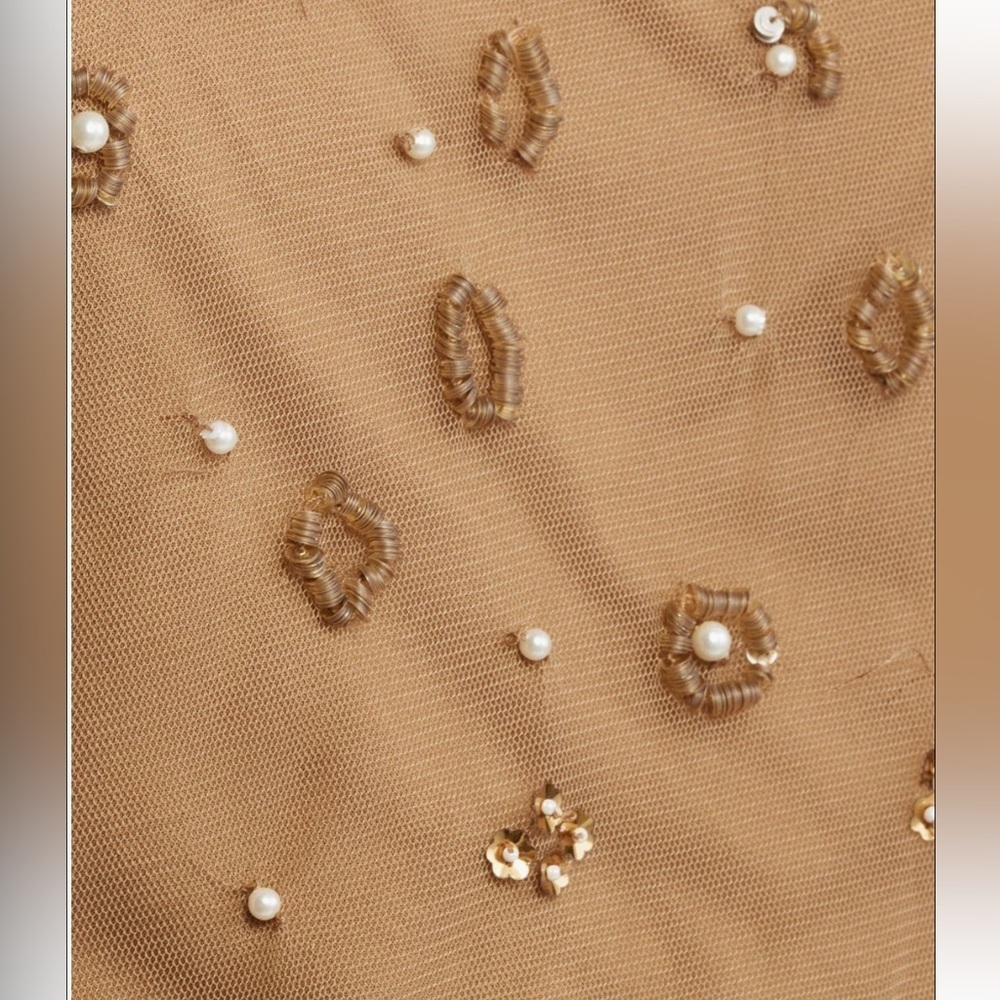 FARM Rio Embroidered Tulle Lined Blouse / Shirt - Picture 13 of 13